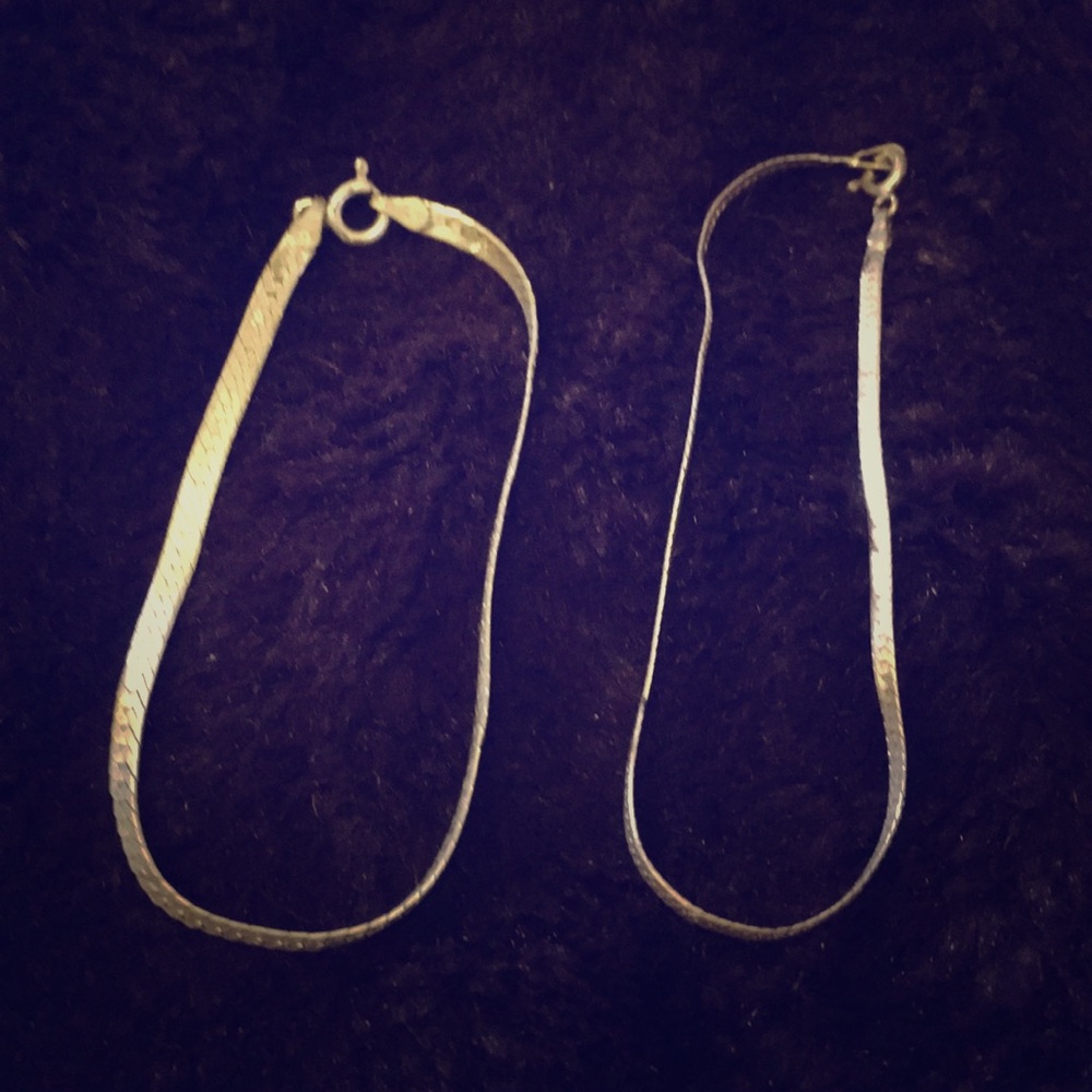 Sterling Silver bracelet set